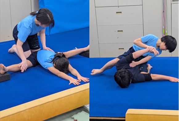 体操練習の日常